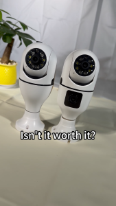 BUY 1 TAKE 1 V380 Pro Dual Lens Light Bulb CCTV Camera 8MP HD E27 CCTV Connect Cellphone WiFi Wireless Indoor Auto Tracking 360° Rotation IP Cameras