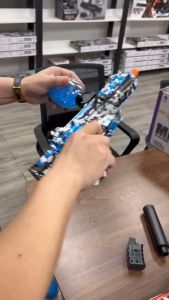 Electric Splatter Ball Graffiti Automatic Shooting toy with goggles