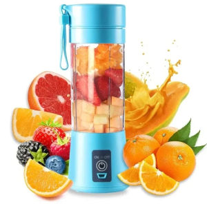 Portable Mini Electric Juicer 380ml Handheld Smoothie Maker Usb Rechargeable Blender Freshly Squeezed Fruit Orange Lemon Blender