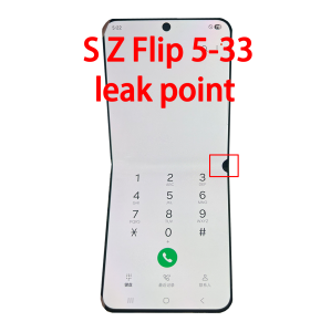 Defect Point Line AMOLED Inner Touch Screen Digitizer For Samsung Galaxy Z Flip5 SM-F731B SM-F731U Display Replacement No Frame