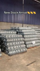 Pagar Cyclone Fence 3.3 4 5 6 Kaki Fastlock/Griplock Pagar Kambing Lembu Rusa Tinggi 50 Meter Jaring Pagar Kebun Besi Pagar Cyclone