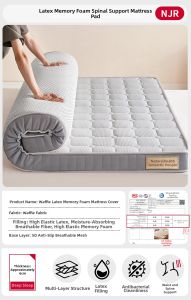 Nanjiren | Latex Memory Foam Mattress Cover 180x200cm
