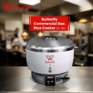 Butterfly Commercial Gas Rice Cooker 10L - PL-50