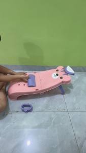 Ghế Tắm Em Bé QANAHOMES Đa Năng Hỗ Trợ Nằm Tắm Gội Cho Trẻ Nhỏ Tiện Lợi Dễ Sử Dụng