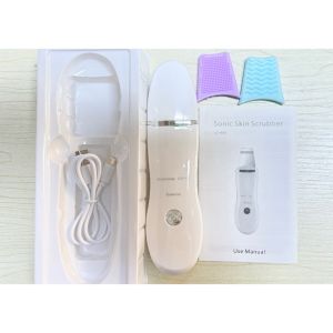 Vibration Face Skin Scrubber Blackhead Remover Facial Pore Cleaner Face Lifting Deep Clean Face Skin Tool Vibration Face Spatula