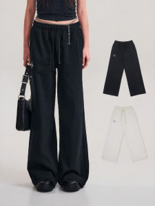 SMFK | Religious Emblem Loose Fit Cotton Sport Pants