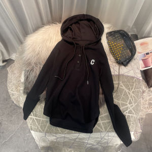 Slim Fit Long Sleeve Hoodie T-Shirt Womens Spring Autumn Short Style Thin Outerwear Casual Comfortable Breathable Cotton