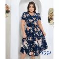PLUSIZE DRESS HQT #1551 FASHION CAN FIT LARGE TO XLARGE BODYFRAME. 