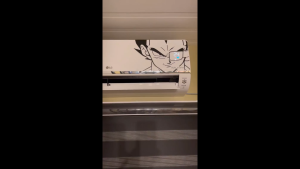 Air conditioner stickers One Piece Naruto wall stickers wall-mounted stickers dormitory decoration wallpaper