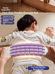 GUOQI | 4 Rows Flexible Massage Stick Muscle Relaxation Yoga Therapy