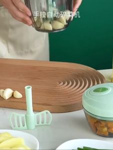 Manual Pull Speedy Chopper for Vegetable Fruit Nut Onion Hand Pull Mincer Blender Mixer Food Processor