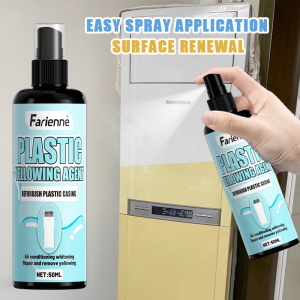 Farienne 50ml AC Plastic Yellowing Remover Spray - Efficient Restorer for Air Conditioner Units Original Whiteness Easy Use