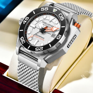 FeelNever Fashion Luxury Automatic Man Watch Rotating Bezel Sport Diving Compass Watches Luminous Professional Mechanical Clocks