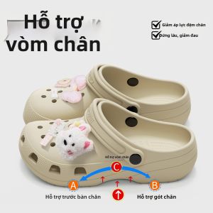 TZLDN | Dép Biển Chống Trượt & Khử Mùi Có Đệm Dỡ Lò Xo