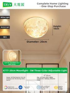 DGY | Trendy Moon Shaped Decorative Wall Lamp