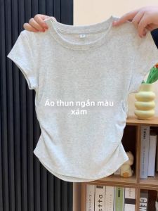 Áo Thun Ngắn Táo Bạo Dáng Ôm Cao Cấp Mùa Hè