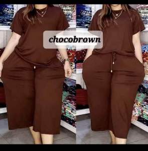 TERNO SQUARE PANTS PLUS SIZE / FREE SIZE