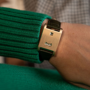 Square brand genuine watch mens retro 2025 new style light luxury gift high quality trend fashion gold simple quartz watch