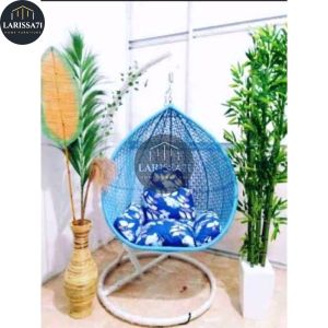 Ayunan Gantung Rotan Sintetis Free Jok Busa