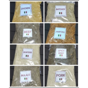 SEASONING FLAVOR Batchoybeefbulalochickenseafood FOR JAMPONG NOODLES Available (1kg500g250g)