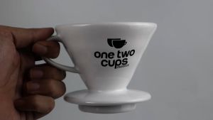 One Two Cups Filter Penyaring Kopi V60 Glass Coffee Filter Dripper - ZM639