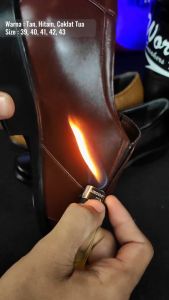 SEPATU PANTOFEL PRIA KULIT 4SLI 100% GRATIS ONGKIR