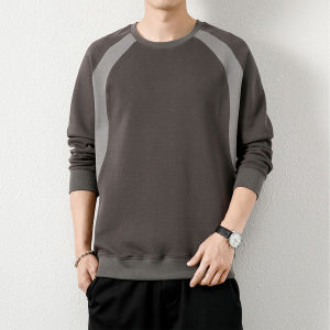 TUCANO | Heavyweight American Casual Color Block Round Neck Loose Hoodie