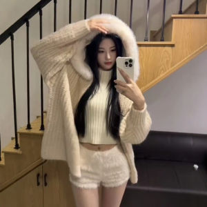 CHANGTONG | Cozy Style Hooded Loose Sweater