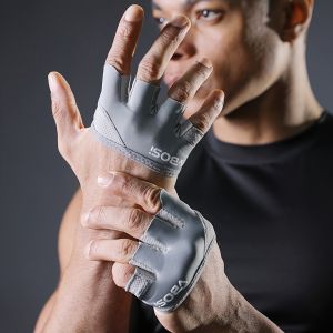 2026 Anti-Slip Gloves for Men Women 4-Finger Sports Fitness Gloves Breathable Sweat-free Suitable for Fitness Weightlifting