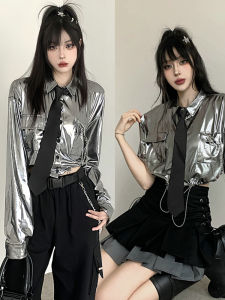 Cool Jazz Dance Performance Outfit Womens Street Dance Suit New Style Stage Performance Costume Trendy Polyester Fabric