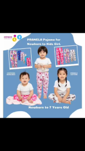 6 Pcs Single Pajama Sleepwear for Girls Newborn to Toddler Parnela Soft Cotton Sets Non Faded Prints 0 to 7 Years Old