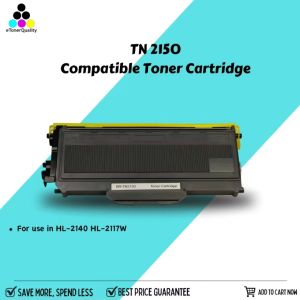 eTONER Compatible TN-2150  Toner Cartridge for use in HL-2140 HL-2117W