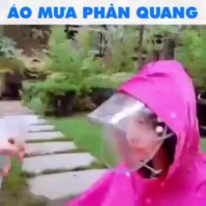 Áo mưa phản quang vải dù siêu bền chất mềm- áo mưa 1 đầu - áo mưa 2 đầu