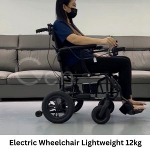 NEW Electric Wheelchair Lightweight 14KG GENTECH| Kerusi Roda Elektrik Ringan | Motorized Wheelchair