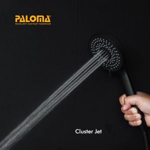 PALOMA PAKET FCP 9676 SSP 9401 KRAN SHOWER MANDI DINGIN MATTE BLACK