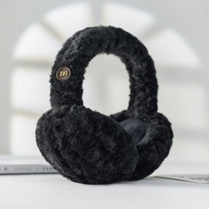 Plush Ear Muffs Womens Winter Ear Protection Anti-freeze Cycling Cold-proof Warmth Foldable Soft Leather Fur Ear Covers