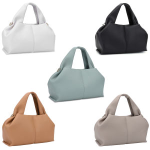 【New Arrival】 Women Leather Shoulder Bag Casual Hobo Handbag Pleated Fashion Tote Bag Satchel Sling Bag Girl Stylish Purse