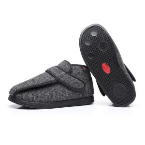 RUCHI Men Diabetic Shoes foot swollen shoes Warm fleece lining diabetic shoes Gauze gypsum shoes medical fat comfort shoes women