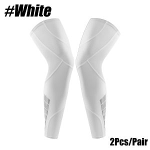 1Pair Sports Compression UV Long Leg Sleeves for Running Basketball Football Cycling and Other Sports for Men Women Youth