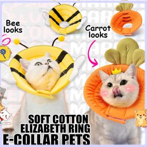 Pet Elizabeth Collar Dog Cat Adjustable Safety Collar Circle Pet Head Cover Bite Anti Pet Supplies