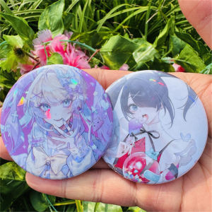 58mm Game NEEDY GIRL OVERDOSE Rain Ame Cosplay COSTUME Badge Pin SPTE Tinplate Brooch Prop