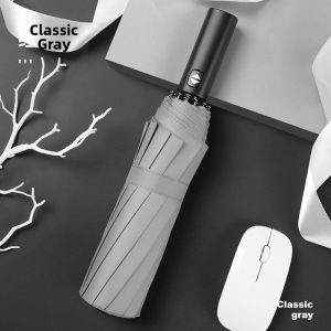 Automatic Windproof 12-Rib Business Umbrella