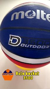 Bola Basket D3500 Bahan Kulit Outdoor Size 7 Free Pentil Dan Jaring