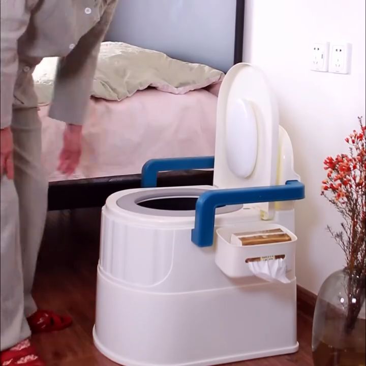 Toilet Bowl Pindahkan Tandas Removable Portable Toilet Elderly