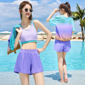 XTEP | Conservative Three-Piece Cover-Up Swimsuit