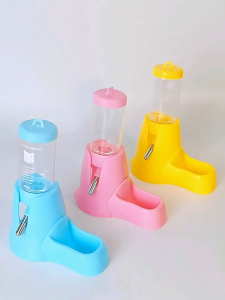 3 in 1 Small Pet Feeder 80ml Hamster Rabbit Squirrel Feeding Water Bottle Automatic Feeding Device