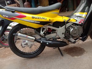knalpot satria 2tak full press satria hiu satria lumba