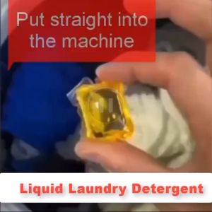 50pcs Liquid Laundry Pods Detergent Laundry Beads Detergent Capsules Ball Wash Beads Long Fragrance