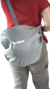 DRACCO sarung helm motor anti air slingbag premium helmet cover aksesoris motor-hijau army