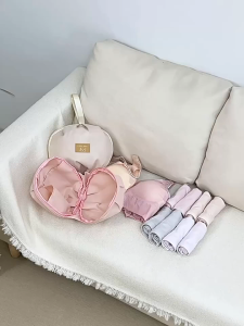 Oxford Bra Storage Bag Large Capacity Waterproof Underwear Organizer with Adjustable Hanging